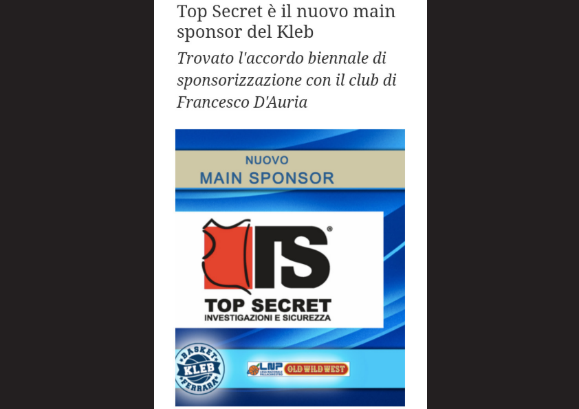 sicurezza top secret